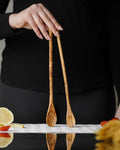 Olive Wood Long-Handled Tasting Spoon