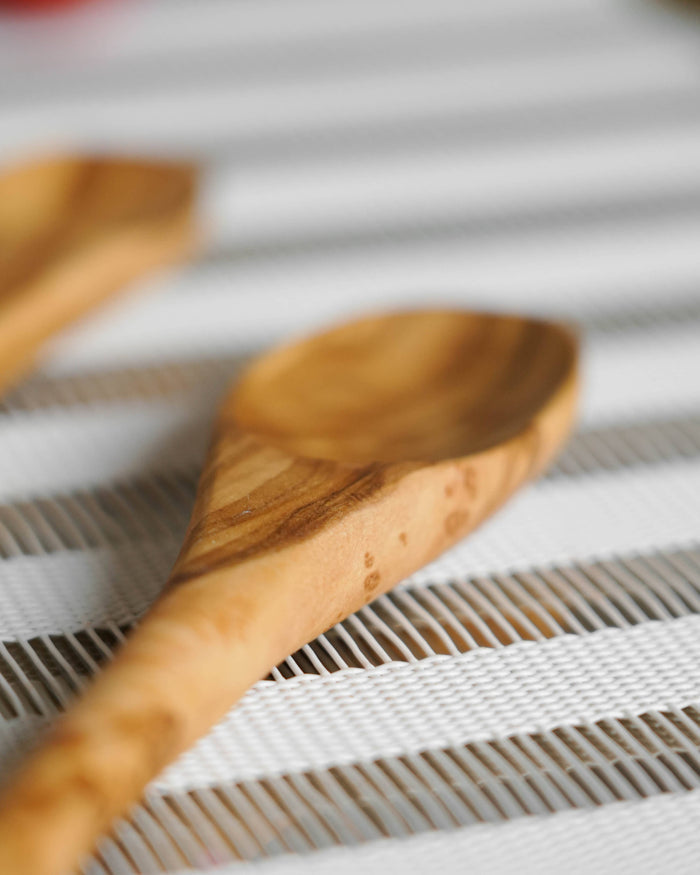 Olive Wood Long-Handled Tasting Spoon