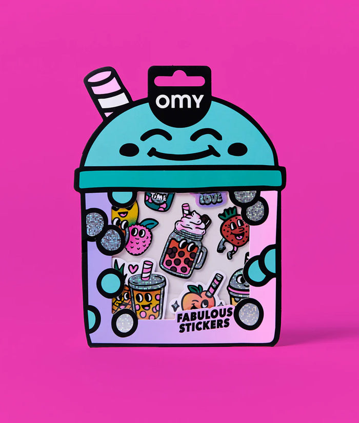OMY Big Bubble Tea Stickers