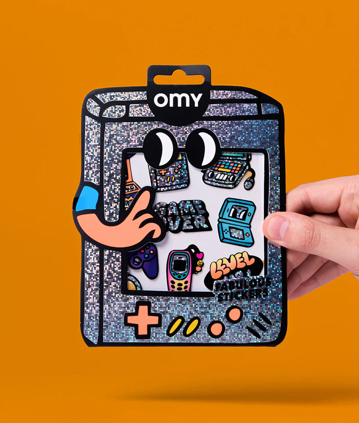 OMY Big Retro Gamer Stickers