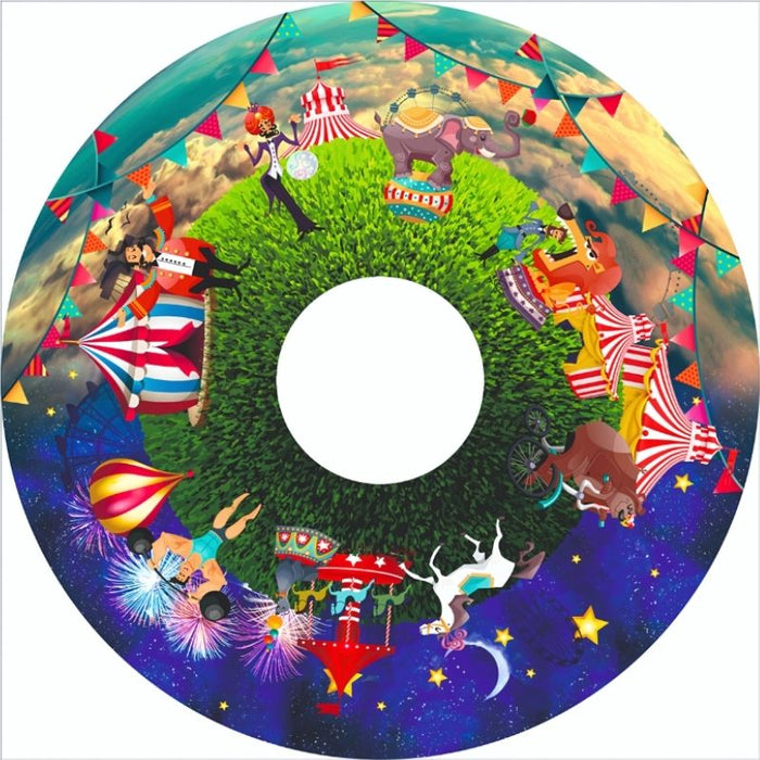 OPTIKinetics 6 inch Picture Effect Wheel At Circus showing the themed circus imagery for sensory room projection and storytelling in therapy and educational environments