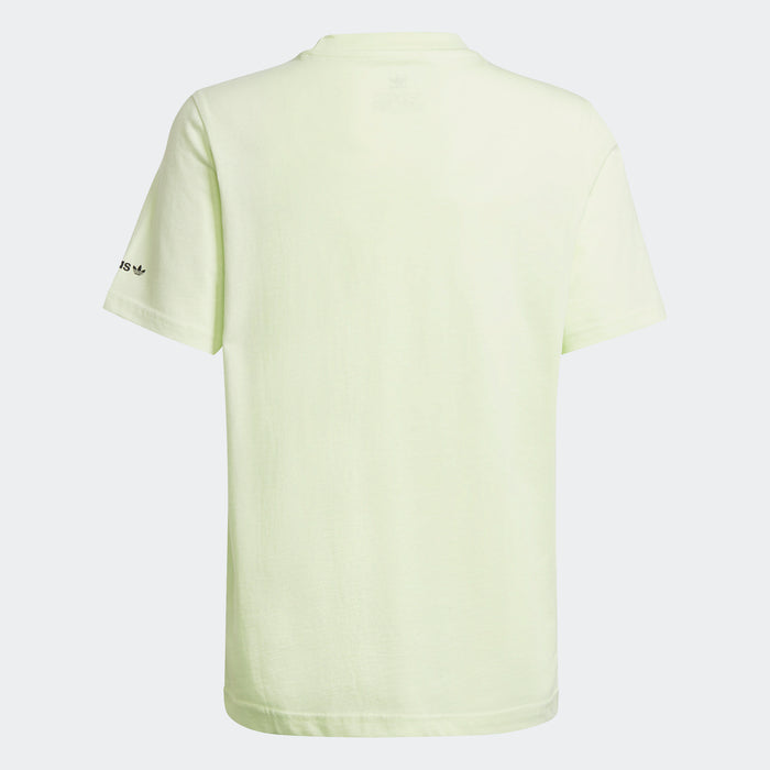 adidas Originals Graphic Stoked Beach Tee | Yellow | Kid's