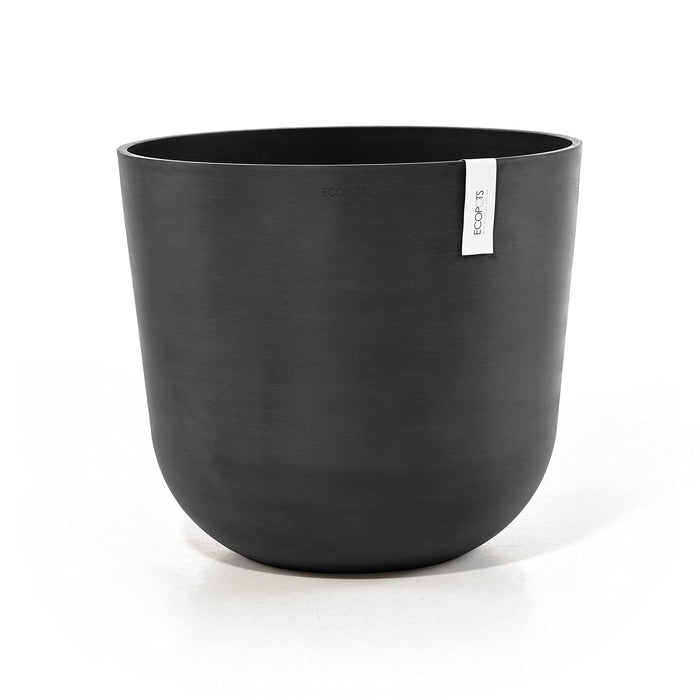 Oslo Medium Round Planter - 21.5 in x 21.5 in x 19 in - Dark Grey - Dark Grey,21.5 in x 21.5 in x 19 in,Planter Only