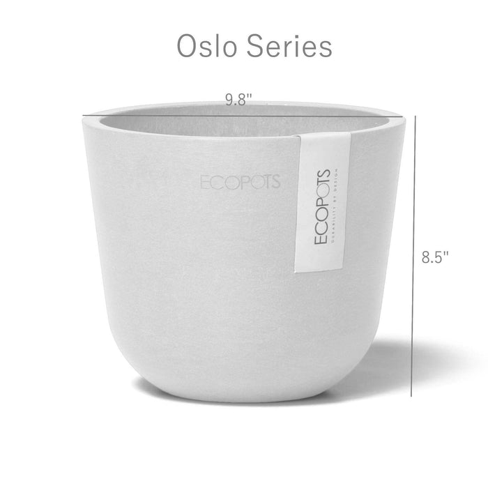 Oslo Medium Round Planter - 21.5 in x 21.5 in x 19 in - Dark Grey - Dark Grey,21.5 in x 21.5 in x 19 in,Planter Only
