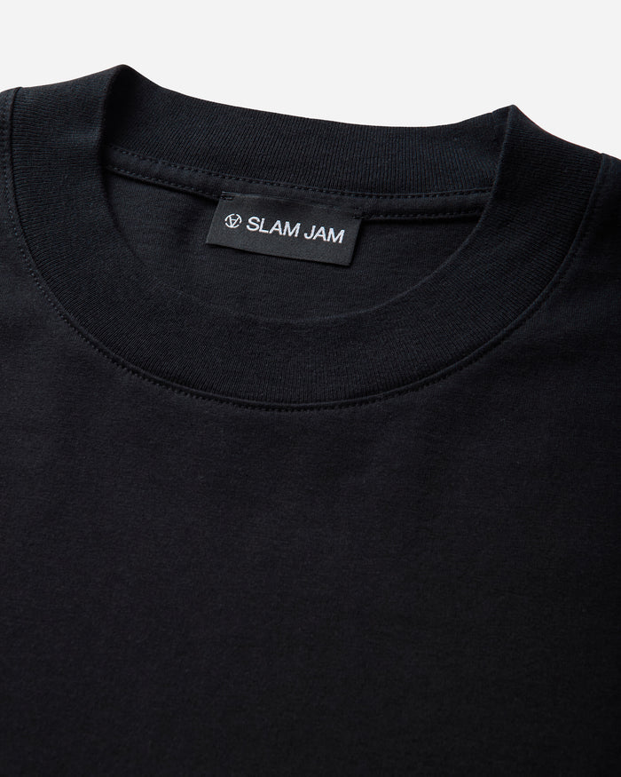 Slam Jam Outpump x Slam Jam T-Shirt Black T-Shirts Shortsleeve SJF26OUTPUMP BLK