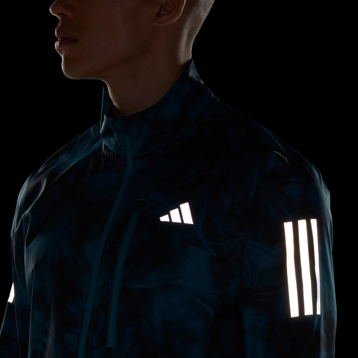adidas Own the Run Allover Print Jacket | Men's