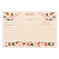 Paper Farm Press Peach Blossom Recipe Cards