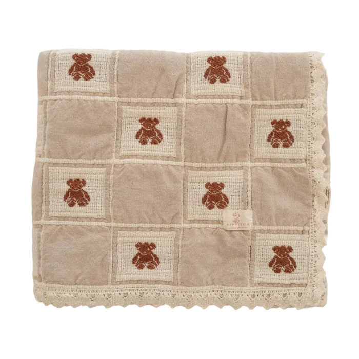Patchwork Blanket - Teddy