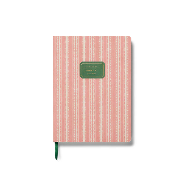 Pinking Stripe Softcover Journal