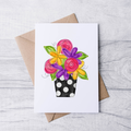 Polka Vase Note Cards