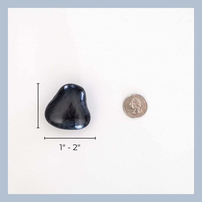 PolyPebbles - Grey - Bag of Large Rocks (6.6lbs) - Grey,Large Rocks,Single 6.6 lb bag