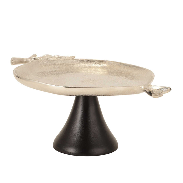 Pomegranate Metal Feast Platter – Elegant Dining Tray