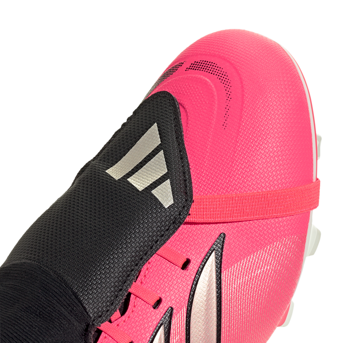 adidas Predator Club Fold-Over Tongue FG Soccer Cleats | Solar Turbo / Iron Metallic / Core Black | Men's