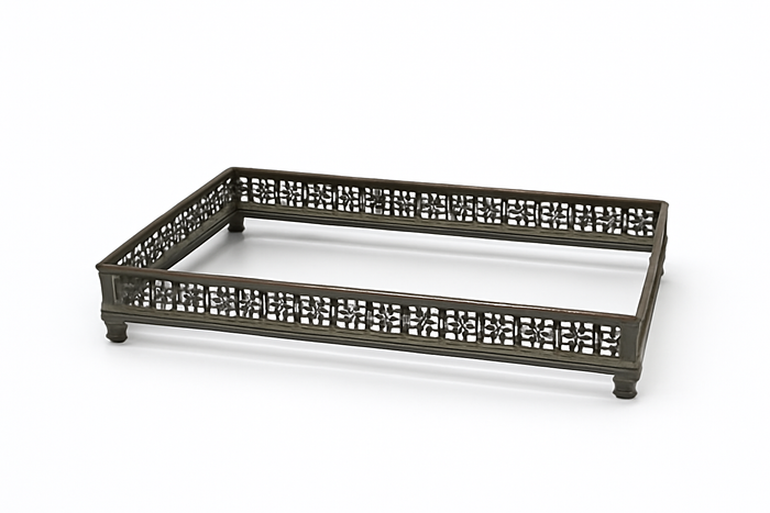 Premium Designer Rectangular Serving Tray | Polished Wood