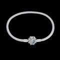 Pulsera Sol y Luna Azul Diamantada