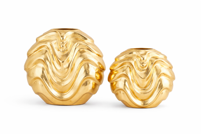 Rajasthani Swarna Vase: Modern Aluminium Elegance