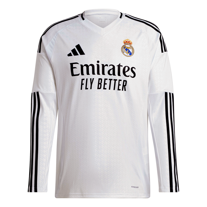 adidas Real Madrid 24/25 Long Sleeve Home Jersey | Men's