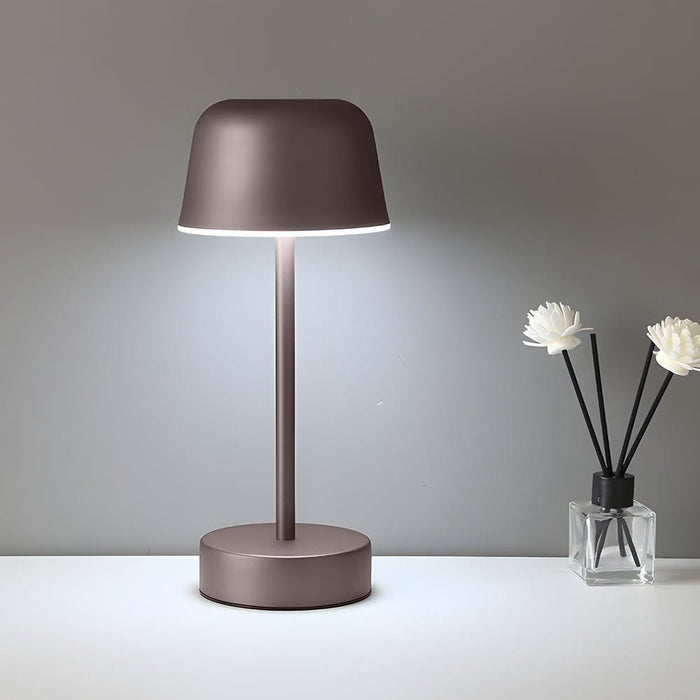 Rechargeable Hat Style Metal Table Lamp 3-Color Tunable Touch Control 9H Battery 4 Colors | NordaLight