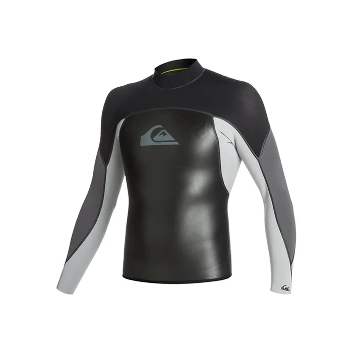 Remera Neoprene Quiksilver Man Rev 2mm Negro Gris - Indy