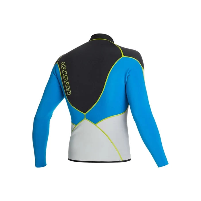 Remera Neoprene Quiksilver Man Rev 2mm Negro Gris - Indy