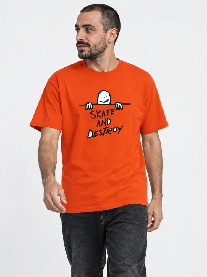 Remera Thrasher Gonzo Sad Naranja — vista principal