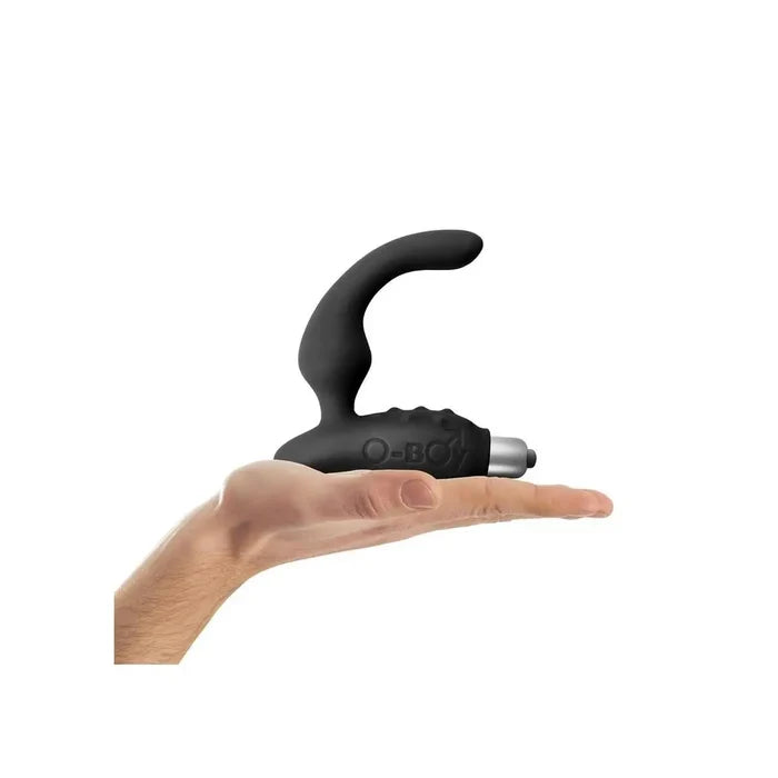 O Boy Silicone Prostate and Perineum Stimulator - Black - Anal Probe
