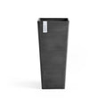 Rotterdam Medium Tall Square Planter - 12.25 in x 12.25 in x 22 in - Dark Grey - Dark Grey,12.25 in x 12.25 in x 22 in,Planter Only