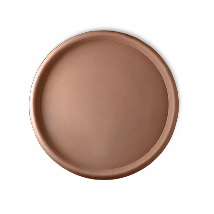 Round Universal Saucer - 22in OD, 19.8in ID - Weathered Terracotta - Weathered Terracotta,22" Ext. (19.8" Int.)