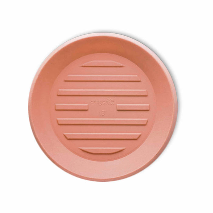 Round Universal Saucer - 23.5in OD, 18.5in ID - Weathered Terracotta - Weathered Terracotta,23.5" Ext. (18.5" Int.)