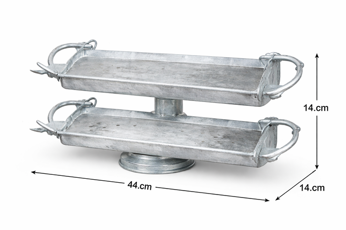 Ruchi Ratan: Aluminium Cake Stand | Modern Serving Plate