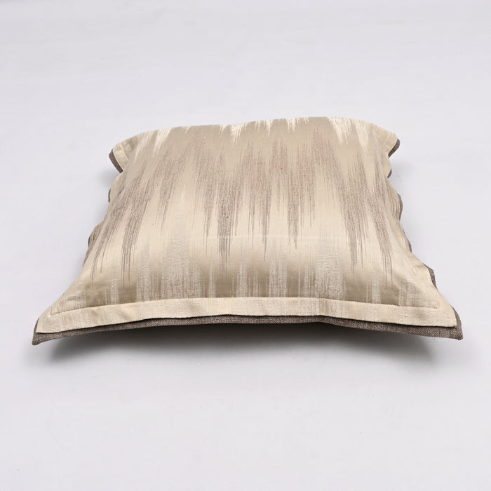 Sawtooth Splendor Eco-Silk Pillow Cover Handcrafted Bold Design