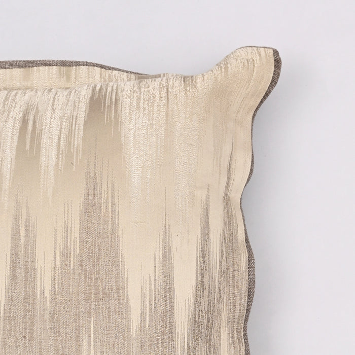 Sawtooth Splendor Eco-Silk Pillow Cover Handcrafted Bold Design