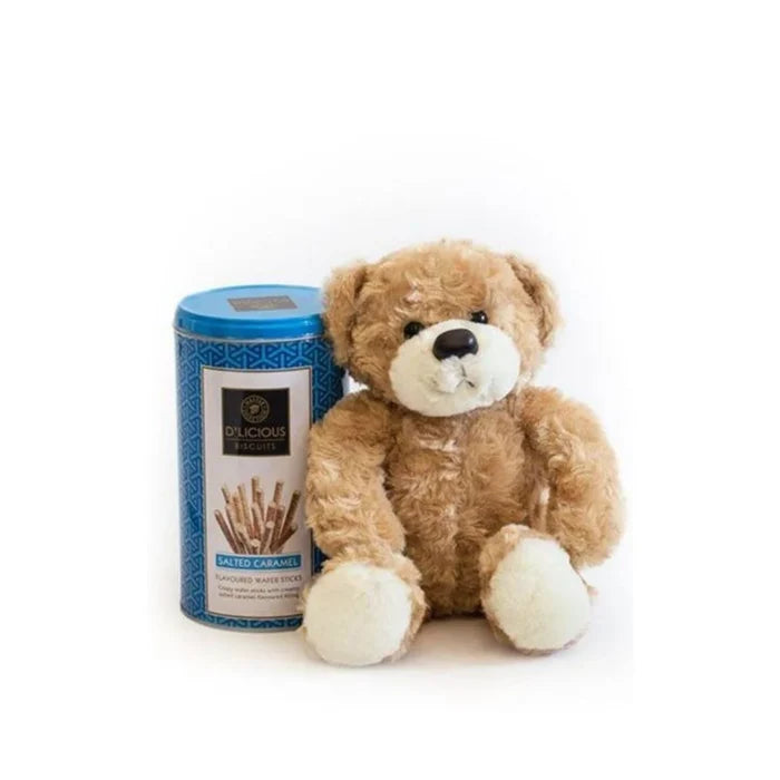 Small Teddy Bear & D'licious Wafers