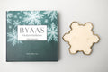 Snowflake Shaped Decorative Candle - Winter Holiday Party Table Decor