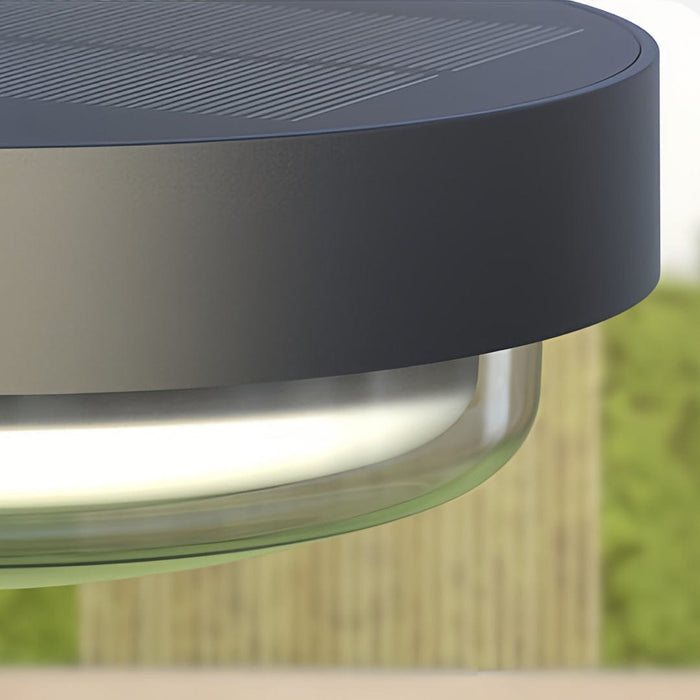 Solar LED Outdoor Wall Light Motion Sensor IP44 Black 3000K / 6000K | NordaLight