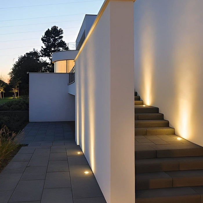 Solar Powered LED In-Ground Well Light 1W Black 304 Stainless Steel IP67 16Hr Runtime 3000K or 4000K | NordaLight