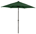 Soleil 2.7M Crank And Tilt Parasol - Forest Green