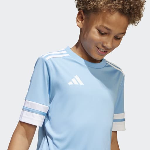 adidas SQUADRA 25 Soccer Jersey | Team Light Blue | Kid's