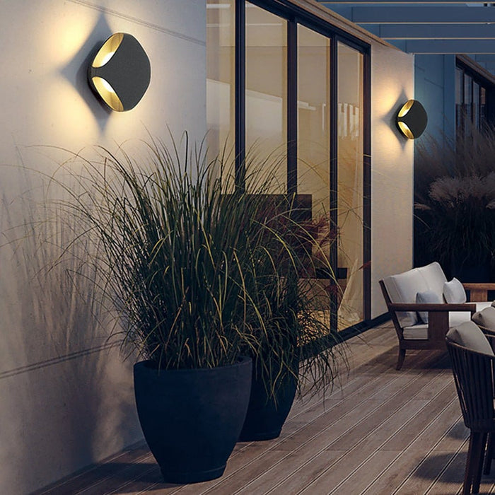 Square Diamond LED Fence Post Wall Light DC12V IP54 Aluminium Alloy 3000K | NordaLight