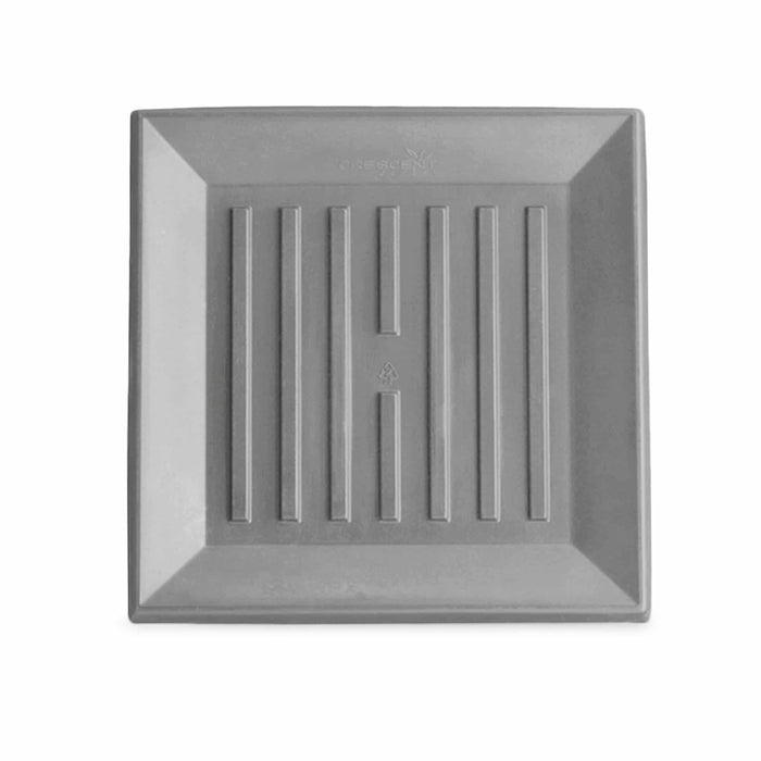 Square Universal Saucer - 12.5in Ext., 9in Int. - Ash - Ash,12.5" Ext. (9" Int.)