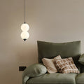 Stacked PE Ball Pendant Light with 3-Step Colour Temperature and Metal Hardware | NordaLight