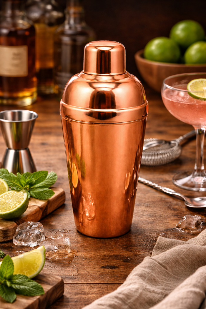 Stainless Steel Cocktail Shaker | Premium Drink Mixer