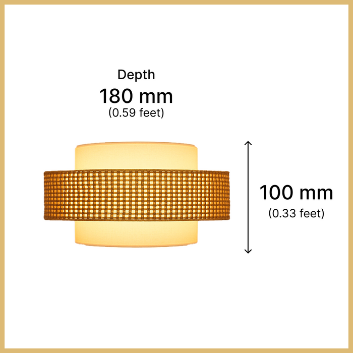 Stairway single round paper + cane