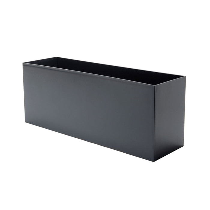Rectangle Medium Rectangle Plastic Planter - 24 in x 7 in x 7 in - Charcoal - Charcoal,24 in x 7 in x 7 in
