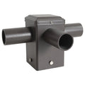 TANLITE Lighting Tenon Top 90 Triple Adapter with 3 arm adapters for 4 Inch Square Poles