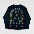 The Life of Pablo 2016 'Famous' Long Sleeve In Black