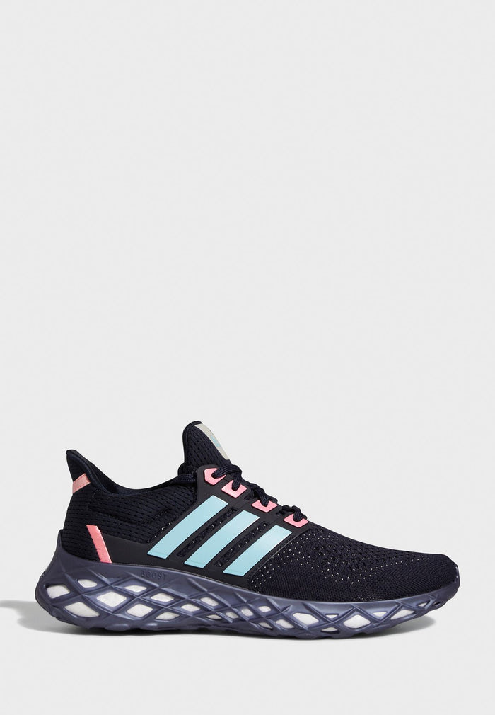 adidas ULTRABOOST WEB DNA Shoes | Legend Ink-Blue-Pink | Men's