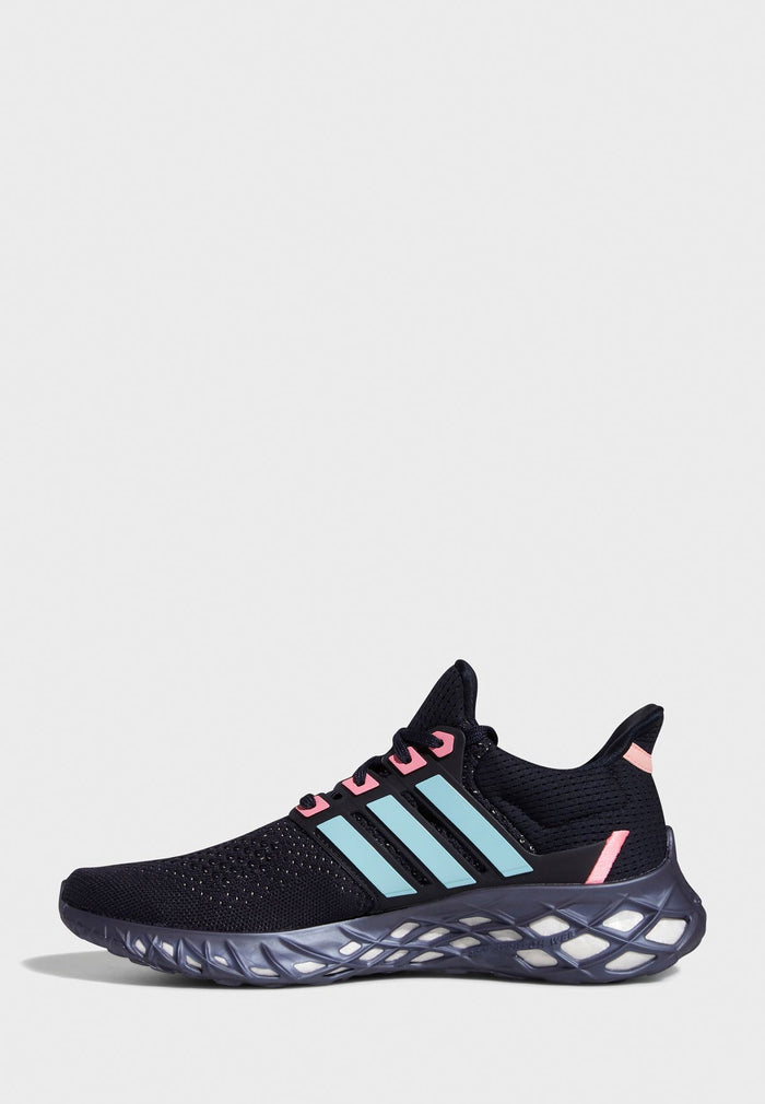 adidas ULTRABOOST WEB DNA Shoes | Legend Ink-Blue-Pink | Men's