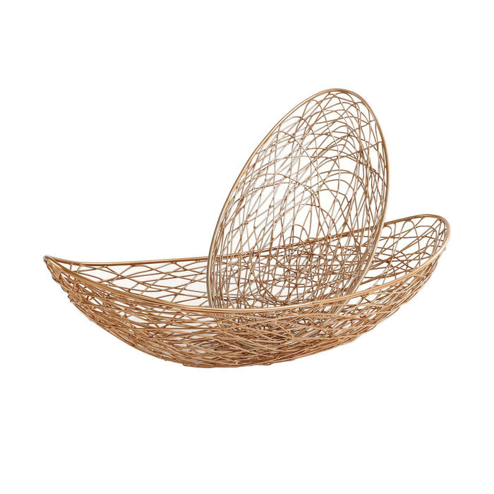 Vivian Metallic Basket Set of 2 – Stylish Home Storage