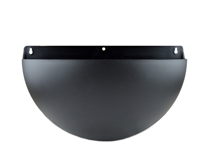 Walton Small Wall Sconce Plastic Planter - 12 in x 7 in x 6 in - Black - Black,12 in x 6 in x 6 in